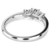 Bague Stilla Attract, taille ronde, blanche, finition argentée Bague Stilla Attract, taille ronde, blanche, finition argentée
