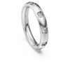 Bague éternité avec diamants synthétiques de 0,5 ct au total, forme ronde, or blanc 14 carats Bague éternité avec diamants synthétiques de 0,5 ct au total, forme ronde, or blanc 14 carats
