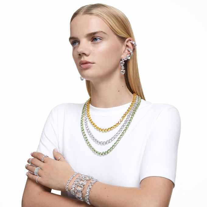 Bague Una Angelic, taille ronde, blanche, plaquée rhodium Bague Una Angelic, taille ronde, blanche, plaquée rhodium