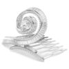 Barrette Ariana Grande X Swarovski, taille baguette, blanche, plaquée rhodium Barrette Ariana Grande X Swarovski, taille baguette, blanche, plaquée rhodium