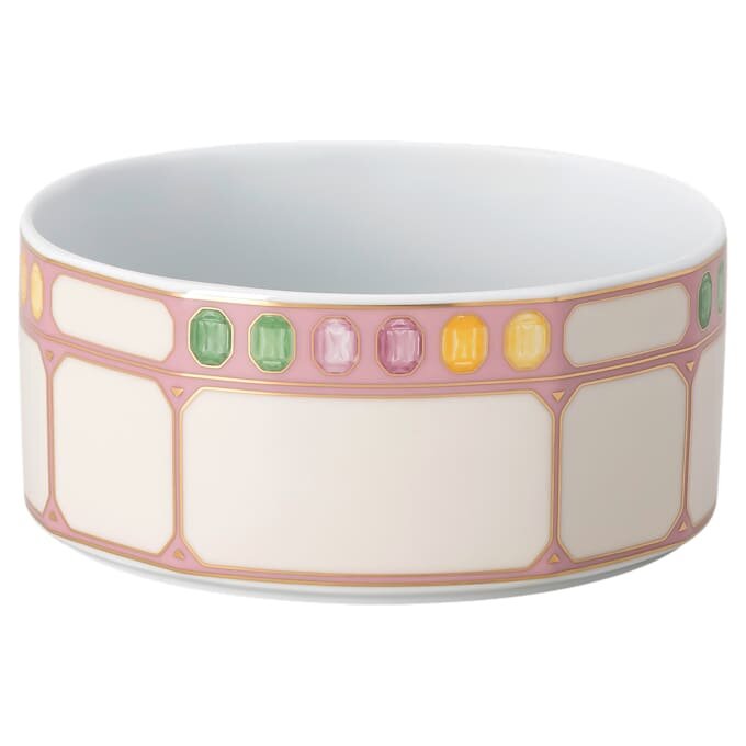 Bol à céréales Idyllia en porcelaine, motif « Crystal Print », pierres précieuses, multicolore Bol à céréales Idyllia en porcelaine, motif « Crystal Print », pierres précieuses, multicolore