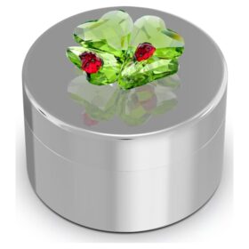 Boîte décorative Idyllia « Trèfle et coccinelle »