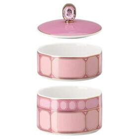 Boîte Signum en porcelaine, petite, rose