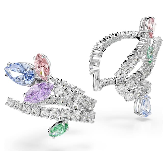 Boucles d’oreilles Ariana Grande x Swarovski : coupes variées, multicolores, plaquées rhodium Boucles d’oreilles Ariana Grande x Swarovski : coupes variées, multicolores, plaquées rhodium