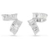 Boucles d’oreilles Ariana Grande X Swarovski, taille baguette, blanches, plaquées rhodium Boucles d’oreilles Ariana Grande X Swarovski, taille baguette, blanches, plaquées rhodium