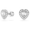 Boucles d’oreilles Ariana Grande X Swarovski, tailles variées, cœur, blanc, plaqué rhodium Boucles d’oreilles Ariana Grande X Swarovski, tailles variées, cœur, blanc, plaqué rhodium