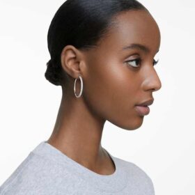 boucles d oreilles croles dextera paves grandes blanches plaques rhodium 1 280x280 - Boucles d&rsquo;oreilles cr&eacute;oles Dextera pav&eacute;es, grandes, blanches, plaqu&eacute;es rhodium