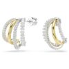 Boucles d’oreilles créoles Hyperbola, tailles variées, mini, blanches, finitions métalliques variées Boucles d’oreilles créoles Hyperbola, tailles variées, mini, blanches, finitions métalliques variées