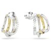 Boucles d’oreilles créoles Hyperbola, tailles variées, mini, blanches, finitions métalliques variées Boucles d’oreilles créoles Hyperbola, tailles variées, mini, blanches, finitions métalliques variées