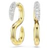 Boucles d’oreilles Dextera, taille ronde, blanches, finition métaux mélangés Boucles d’oreilles Dextera, taille ronde, blanches, finition métaux mélangés
