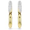 Boucles d’oreilles Dextera, taille ronde, blanches, finition métaux mélangés Boucles d’oreilles Dextera, taille ronde, blanches, finition métaux mélangés