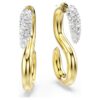 Boucles d’oreilles Dextera, taille ronde, blanches, finition métaux mélangés Boucles d’oreilles Dextera, taille ronde, blanches, finition métaux mélangés