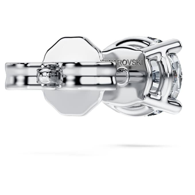 Boucles d’oreilles Eternity à clous, diamants synthétiques 0,5 ct au total, simple, forme ronde, or blanc 14 carats Boucles d’oreilles Eternity à clous, diamants synthétiques 0,5 ct au total, simple, forme ronde, or blanc 14 carats