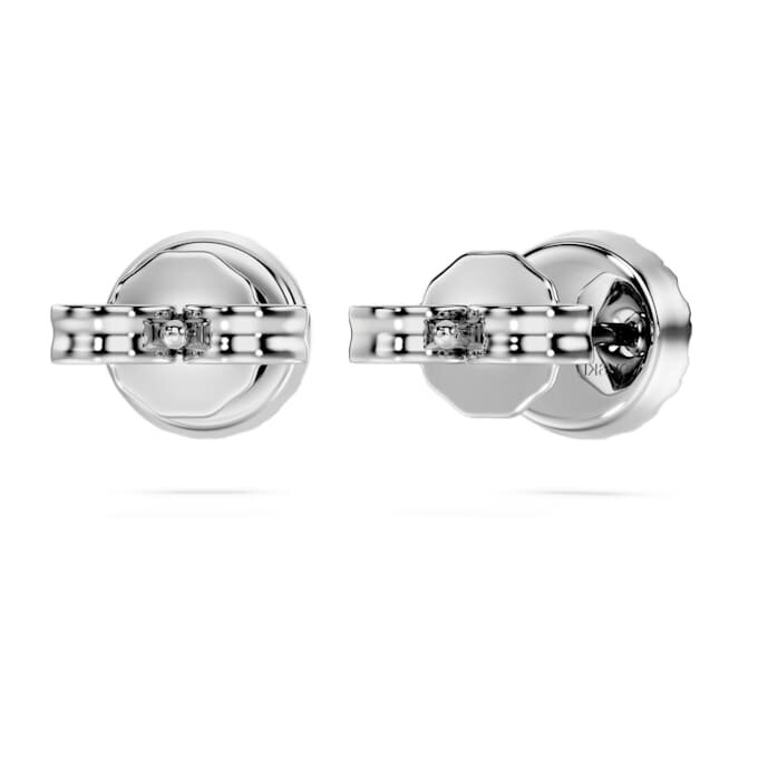 Boucles d’oreilles Eternity Halo avec diamants synthétiques de 0,45 ct au total, forme ronde, argent sterling Boucles d’oreilles Eternity Halo avec diamants synthétiques de 0,45 ct au total, forme ronde, argent sterling