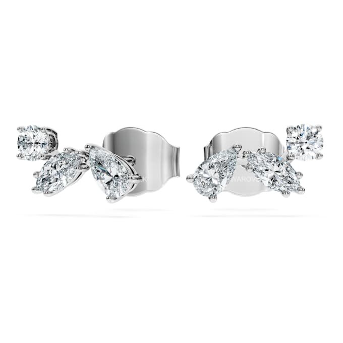 Boucles d’oreilles Galaxy avec diamants synthétiques 0,5 ct au total, formes variées, argent sterling Boucles d’oreilles Galaxy avec diamants synthétiques 0,5 ct au total, formes variées, argent sterling