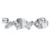 Boucles d’oreilles Galaxy avec diamants synthétiques 0,5 ct au total, formes variées, argent sterling Boucles d’oreilles Galaxy avec diamants synthétiques 0,5 ct au total, formes variées, argent sterling