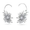 Boucles d’oreilles Galaxy avec diamants synthétiques, 14,67 carats au total, formes variées, or blanc 18 carats Boucles d’oreilles Galaxy avec diamants synthétiques, 14,67 carats au total, formes variées, or blanc 18 carats