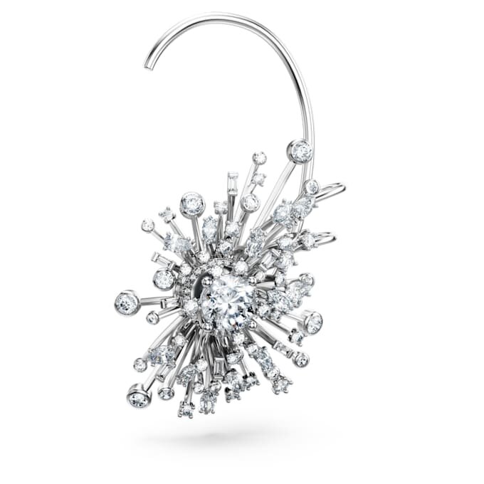 Boucles d’oreilles Galaxy avec diamants synthétiques, 14,67 carats au total, formes variées, or blanc 18 carats Boucles d’oreilles Galaxy avec diamants synthétiques, 14,67 carats au total, formes variées, or blanc 18 carats