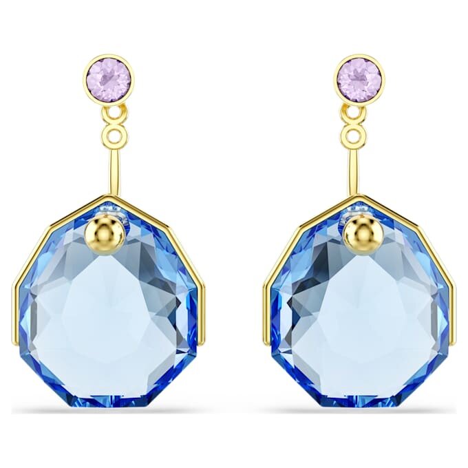 Boucles d’oreilles Gema « Blue », plaquées or Boucles d’oreilles Gema « Blue », plaquées or