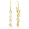 Boucles d’oreilles Gema Drop : design asymétrique, tailles variées, rose, plaqué or Boucles d’oreilles Gema Drop : design asymétrique, tailles variées, rose, plaqué or