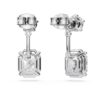 Boucles d’oreilles octogonales avec diamants synthétiques de 9,65 ct au total, formes variées, or blanc 18 carats Boucles d’oreilles octogonales avec diamants synthétiques de 9,65 ct au total, formes variées, or blanc 18 carats