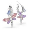 Boucles d’oreilles pendantes Ariana Grande X Swarovski, tailles variées, libellule, multicolores, plaquées rhodium Boucles d’oreilles pendantes Ariana Grande X Swarovski, tailles variées, libellule, multicolores, plaquées rhodium