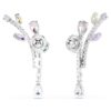 Boucles d’oreilles pendantes Ariana Grande X Swarovski, tailles variées, multicolores, plaquées rhodium Boucles d’oreilles pendantes Ariana Grande X Swarovski, tailles variées, multicolores, plaquées rhodium