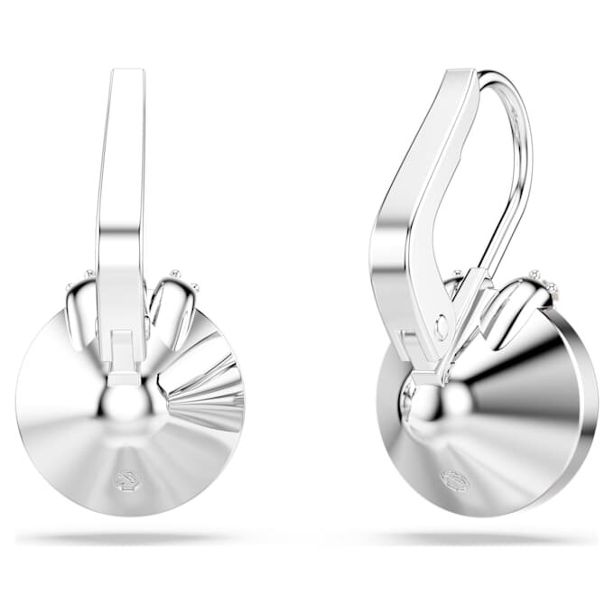 Boucles d’oreilles pendantes Bella V, taille ronde, rose, plaquées rhodium Boucles d’oreilles pendantes Bella V, taille ronde, rose, plaquées rhodium