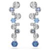 Boucles d’oreilles pendantes Constella, tailles variées, bleues, plaquées rhodium Boucles d’oreilles pendantes Constella, tailles variées, bleues, plaquées rhodium
