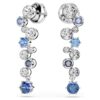 Boucles d’oreilles pendantes Constella, tailles variées, bleues, plaquées rhodium Boucles d’oreilles pendantes Constella, tailles variées, bleues, plaquées rhodium