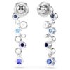 Boucles d’oreilles pendantes Constella, tailles variées, bleues, plaquées rhodium Boucles d’oreilles pendantes Constella, tailles variées, bleues, plaquées rhodium