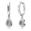 Boucles d’oreilles pendantes Eternity, diamants synthétiques 1,25 ct au total, forme poire, or blanc 14 carats Boucles d’oreilles pendantes Eternity, diamants synthétiques 1,25 ct au total, forme poire, or blanc 14 carats