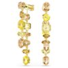 Boucles d’oreilles pendantes Gema : design asymétrique, tailles variées, longues, jaunes, plaquées or Boucles d’oreilles pendantes Gema : design asymétrique, tailles variées, longues, jaunes, plaquées or