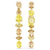 Boucles d’oreilles pendantes Gema : design asymétrique, tailles variées, longues, jaunes, plaquées or Boucles d’oreilles pendantes Gema : design asymétrique, tailles variées, longues, jaunes, plaquées or