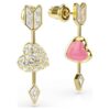 Boucles d’oreilles pendantes Idyllia, tailles variées, cœur transpercé d’une flèche, blanches, plaquées or Boucles d’oreilles pendantes Idyllia, tailles variées, cœur transpercé d’une flèche, blanches, plaquées or