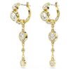 Boucles d’oreilles pendantes Imber, taille ronde, blanches, finition en métaux mélangés Boucles d’oreilles pendantes Imber, taille ronde, blanches, finition en métaux mélangés