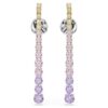Boucles d’oreilles pendantes Matrix à dégradé de tailles rondes, multicolores, plaquées rhodium Boucles d’oreilles pendantes Matrix à dégradé de tailles rondes, multicolores, plaquées rhodium