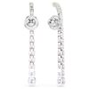 Boucles d’oreilles pendantes Matrix à dégradé de tailles rondes, multicolores, plaquées rhodium Boucles d’oreilles pendantes Matrix à dégradé de tailles rondes, multicolores, plaquées rhodium