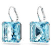 Boucles d’oreilles pendantes Millenia, taille carrée, bleues, plaquées rhodium Boucles d’oreilles pendantes Millenia, taille carrée, bleues, plaquées rhodium
