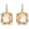 Boucles d’oreilles pendantes Millenia, tailles variées, couleur caramel, plaquées or Boucles d’oreilles pendantes Millenia, tailles variées, couleur caramel, plaquées or