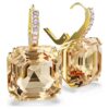 Boucles d’oreilles pendantes Millenia, tailles variées, couleur caramel, plaquées or Boucles d’oreilles pendantes Millenia, tailles variées, couleur caramel, plaquées or