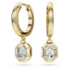 Boucles d’oreilles pendantes octogonales avec diamants synthétiques, 1,0 ct au total, forme octogonale, or jaune 14 carats Boucles d’oreilles pendantes octogonales avec diamants synthétiques, 1,0 ct au total, forme octogonale, or jaune 14 carats