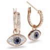 Boucles d’oreilles pendantes Symbolica « Eye », multicolores, plaquées or rose Boucles d’oreilles pendantes Symbolica « Eye », multicolores, plaquées or rose