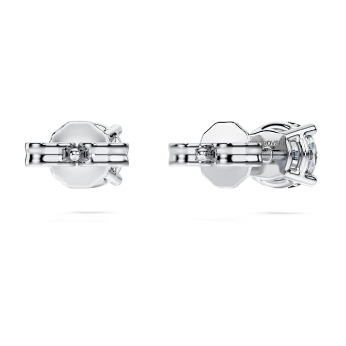 Boucles d’oreilles solitaires Eternity avec diamants synthétiques, 1 ct au total, forme ronde, or blanc 14 carats Boucles d’oreilles solitaires Eternity avec diamants synthétiques, 1 ct au total, forme ronde, or blanc 14 carats