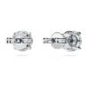 Boucles d’oreilles solitaires Eternity, diamants synthétiques, 2 carats au total, forme ronde, or blanc 14 carats Boucles d’oreilles solitaires Eternity, diamants synthétiques, 2 carats au total, forme ronde, or blanc 14 carats