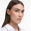 Boucles d’oreilles Stilla Attract, taille carrée, blanches, plaquées rhodium Boucles d’oreilles Stilla Attract, taille carrée, blanches, plaquées rhodium