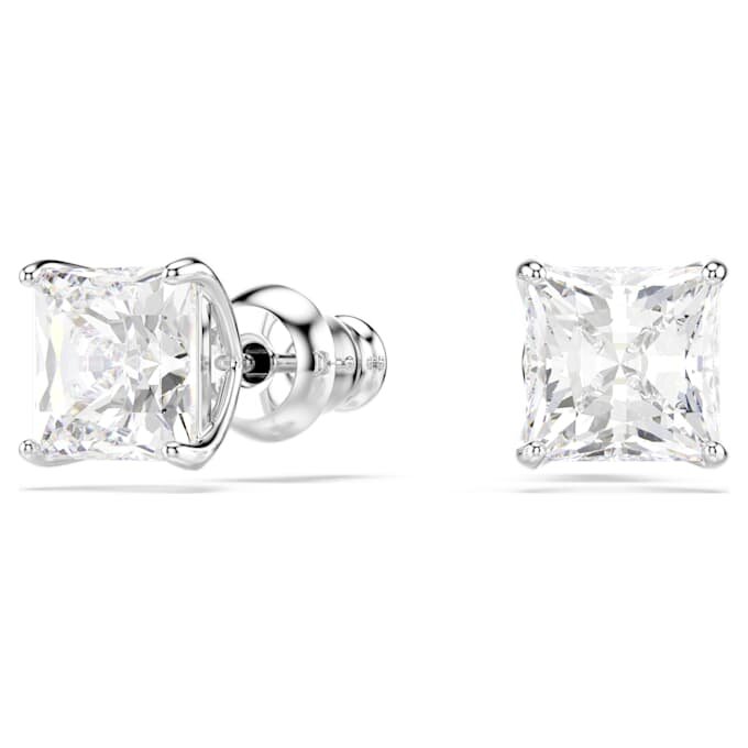 Boucles d’oreilles Stilla Attract, taille carrée, blanches, plaquées rhodium Boucles d’oreilles Stilla Attract, taille carrée, blanches, plaquées rhodium