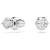 Boucles d’oreilles Stilla Attract, taille ronde, blanches, plaquées rhodium Boucles d’oreilles Stilla Attract, taille ronde, blanches, plaquées rhodium