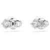 Boucles d’oreilles Stilla Attract, taille ronde, blanches, plaquées rhodium Boucles d’oreilles Stilla Attract, taille ronde, blanches, plaquées rhodium