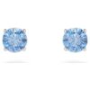 Boucles d’oreilles Stilla Attract, taille ronde, bleues, plaquées rhodium Boucles d’oreilles Stilla Attract, taille ronde, bleues, plaquées rhodium